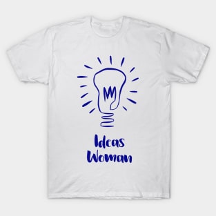 Ideas Woman - Blue T-Shirt